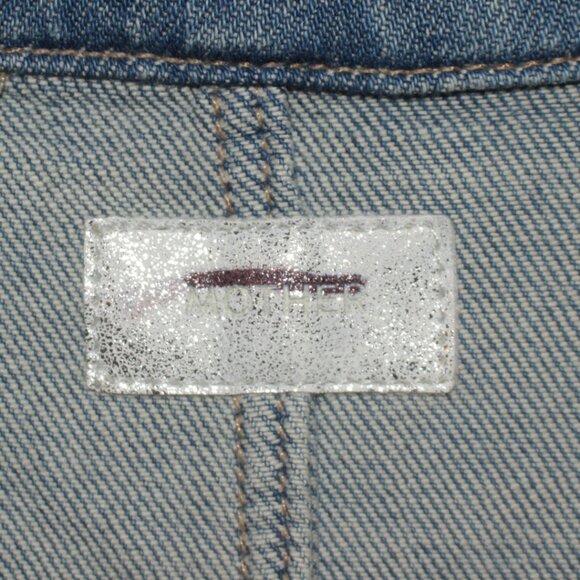 NWT MOTHER All In One Breaker Denim Jumpsuit Size L - Picture 8 of 15